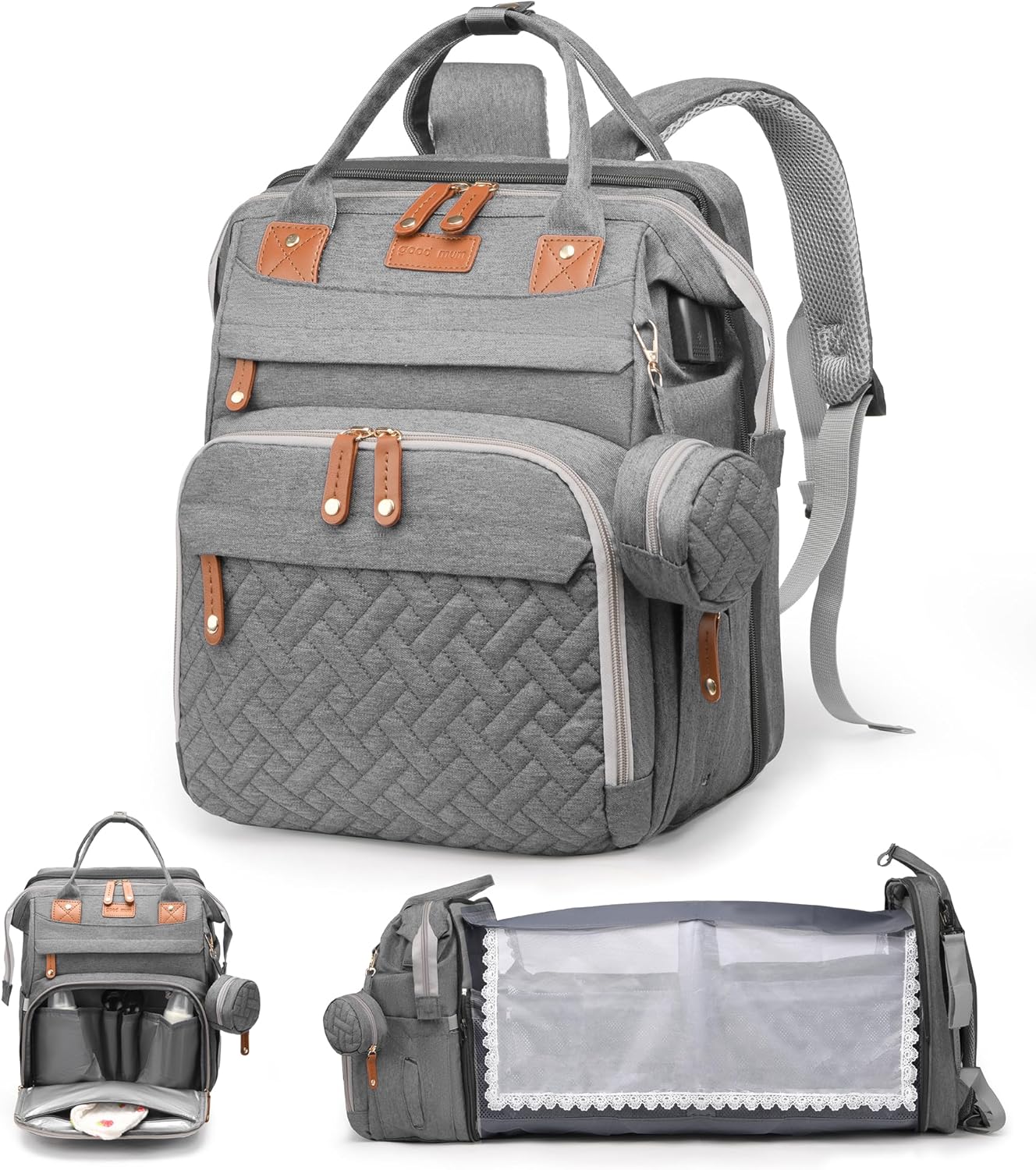 Diaper Backpack with Changing Table -Special Offer