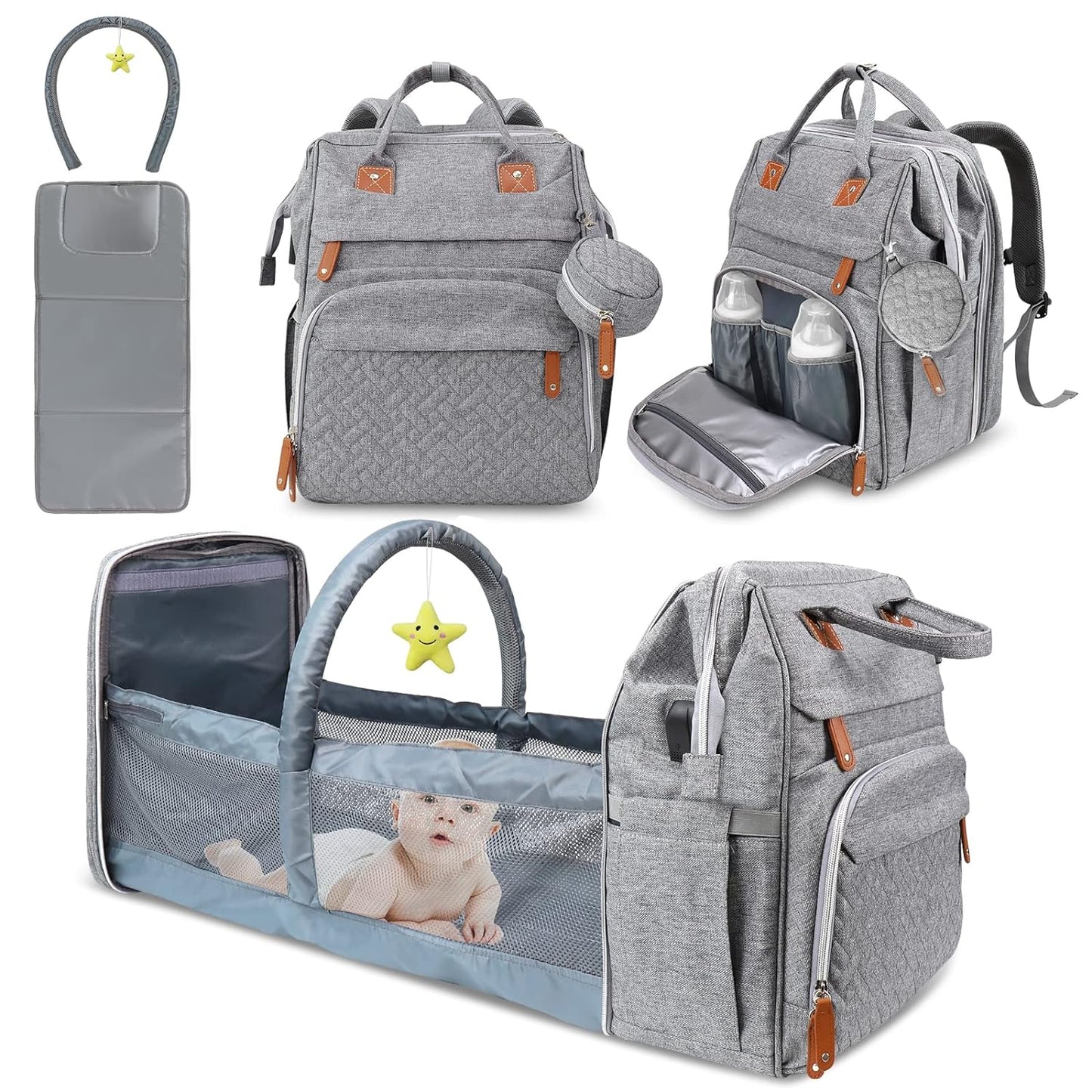 Diaper Backpack with Changing Table -Special Offer